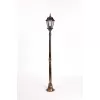 Стеклянный наземный фонарь ASTORIA 2M 91408M Gb ромб прозрачный Oasis Light