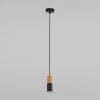 Подвесной светильник Elit 6309 Elit Black Wood цилиндр черный TK Lighting