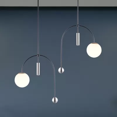 Стеклянная потолочная люстра  Libra01 ImperiumLoft