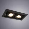 Точечный светильник Cardani Piccolo A5941PL-2BK черный Artelamp