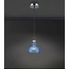 Стеклянный подвесной светильник Leki WD3629/1P-CR-BL
