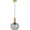 Стеклянный подвесной светильник Melon 10426 Smoke форма шар Loft It Стеклянный подвесной светильник Melon 10426 Smoke форма шар Loft It