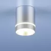 Точечный светильник Topper DLR021 9W 4200K хром матовый серый Elektrostandard