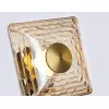 Стеклянный настенный светильник High Light LH31035 цвет янтарь Ambrella