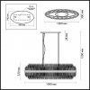 Стеклянная подвесная люстра Ida 4639/16 прозрачная Odeon Light