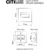 Подсветка для лестниц и ступеней Скалли CLD007K5 черный Citilux