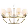 Подвесная люстра High Light LH71253 белая конус Ambrella