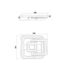 Потолочная люстра Sunny Market FR10022CL-L71W белая Freya