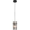 Стеклянный подвесной светильник Miller LSP-8925 цилиндр прозрачный Lussole