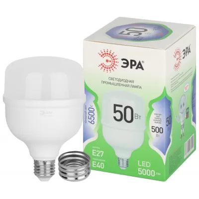 Лампочка светодиодная  LED POWER T100-50W-865-E27/E40 GL ЭРА