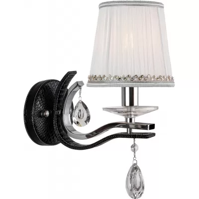 Бра GLAMOUR GLAMOUR AP1 BK белое