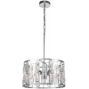 Хрустальная подвесная люстра Glow 2102/4S Chrome цилиндр прозрачная Escada
