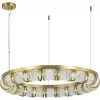 Стеклянный подвесной светильник Esme SL6011.303.01 круглый прозрачный ST Luce