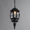 Стеклянный уличный светильник подвесной Atlanta A1045SO-1BG прозрачный Artelamp
