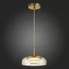 Стеклянный подвесной светильник Lazio SL6002.203.01 цвет янтарь ST Luce