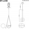 Стеклянный подвесной светильник Moonbag SL2002.403.01 белый форма шар ST Luce