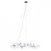 Стеклянная подвесная люстра Matisse 10008/1300 white форма шар белая Loft It