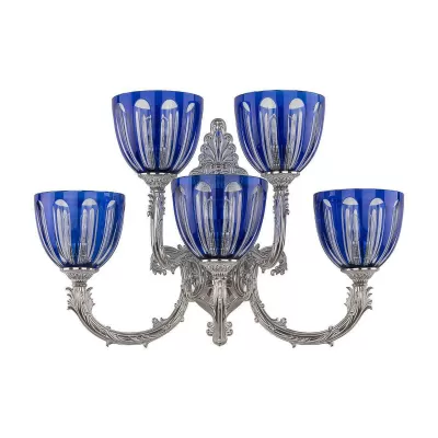 Бра 7109 7109B15/3+2/210 NW P1 U Clear-Blue/H-1H
