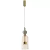 Стеклянный подвесной светильник Palleta 5045/12LB цилиндр цвет янтарь Odeon Light Стеклянный подвесной светильник Palleta 5045/12LB цилиндр цвет янтарь Odeon Light