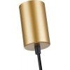 Стеклянный подвесной светильник Galler 4348-1P цвет янтарь цилиндр F-Promo