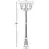 Стеклянный наземный фонарь TOKIO 2 68909B Bl прозрачный Oasis Light