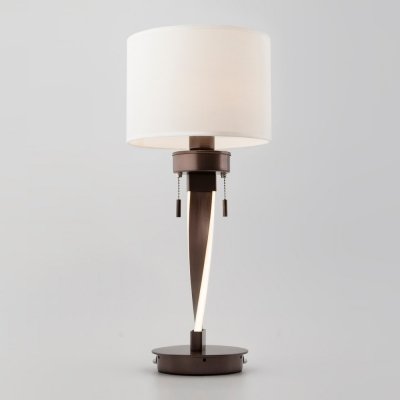 Интерьерная настольная лампа Titan 991 белый / коричневый Bogate's
