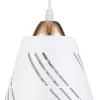 Подвесной светильник Mille 10184/1S белый конус Escada