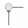 Стеклянный настенный светильник Meridian 10132/F Black форма шар белый Loft It