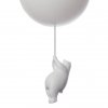 Стеклянный подвесной светильник Teddy 10030L форма шар белый Loft It