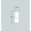 Наземный светильник Carlo DR1.573.000.AXU1L цилиндр белый Fumagalli