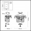 Хрустальный настенный светильник Sharm 4686/2W прозрачный Odeon Light