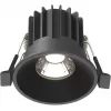 Точечный светильник Round DL058-7W4K-B черный Maytoni Точечный светильник Round DL058-7W4K-B черный Maytoni