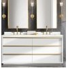 Стеклянное бра Torche De Verre 8614W/D gold прозрачное DeLight Collection