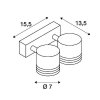 Настенный светильник Dio 151922 SLV