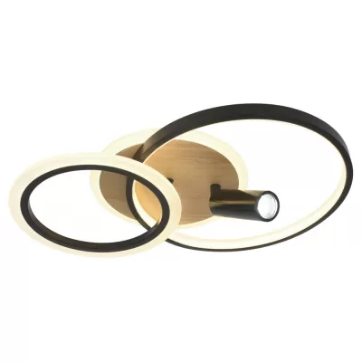 Потолочная люстра Rondo CLL-1-85-RC BK ЭРА Потолочная люстра Rondo CLL-1-85-RC BK ЭРА