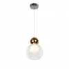Стеклянный подвесной светильник Blossom C4476-1 GL форма шар прозрачный iLedex