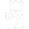Бра Maja 10081 Maja черное цилиндр TK Lighting