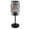 Интерьерная настольная лампа Aglaia 0001/1TS-BK цилиндр черный Lumien Hall