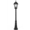 Стеклянный наземный фонарь ASTORIA 2M 91411M Bl ромб прозрачный Oasis Light