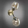 Стеклянное бра 934 OML-93401-02 бежевое форма шар Omnilux