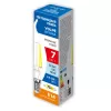 Лампочка светодиодная филаментная Optima Филамент LED-CW35-7W/4000K/E14/CL/SLF Volpe