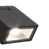 Стеклянный настенный светильник уличный Visum 3024-1W прозрачный Favourite