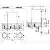 Стеклянная подвесная люстра Lariana LH3038/8PR-NK-CL прозрачная Lumien Hall