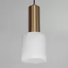 Подвесной светильник Marba 304055 алебастр / латунь цилиндр белый Eurosvet