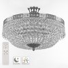 Хрустальная потолочная люстра 1901 19011/45IV/LED-DIM Ni прозрачная Bohemia