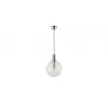 Стеклянный подвесной светильник Dorito LDP 1212-250 GY+CHR форма шар прозрачный Lumina Deco Стеклянный подвесной светильник Dorito LDP 1212-250 GY+CHR форма шар прозрачный Lumina Deco