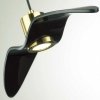 Стеклянный подвесной светильник Birds 4900/1B черный Odeon Light
