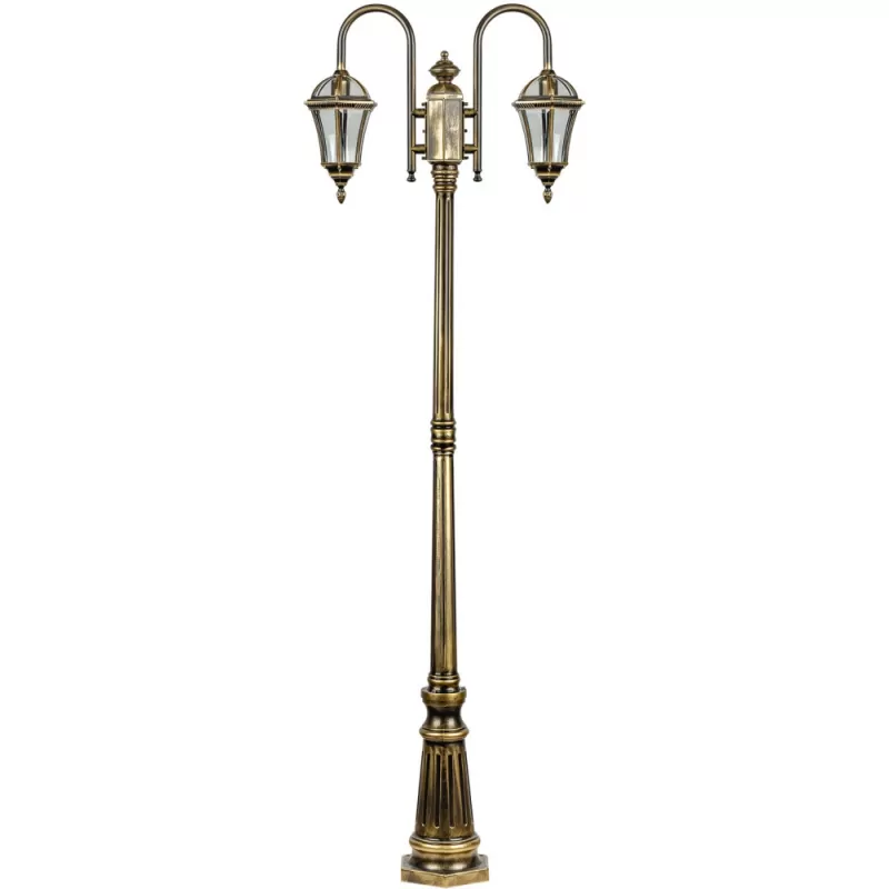 Стеклянный наземный фонарь ROMA S 95209SA 10 down Gb прозрачный Oasis Light Стеклянный наземный фонарь ROMA S 95209SA 10 down Gb прозрачный Oasis Light