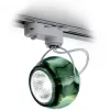 Хрустальный трековый светильник Beluga D57J0743 форма шар Fabbian