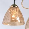 Стеклянная потолочная люстра Альфа 324017905 конус DeMarkt Стеклянная потолочная люстра Альфа 324017905 конус DeMarkt